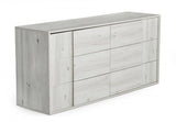 ZNTS Nova Domus Asus Italian Modern White Washed Oak Dresser B04961682