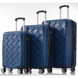 ZNTS 3 Piece Luggage Set Suitcase Set, ABS Hard Shell Lightweight Expandable Travel Luggage with TSA PP314129AAC