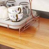 ZNTS Kitchen Drain Tray,Bowl Cup Dish Drying Rack ,Tea Plate Drainboard Kitchen Sink Tray,Bathroom 25354748