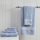 ZNTS 6 Piece Organic Cotton Towel Set B03598767