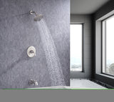 ZNTS 6 In. Detachable Handheld Shower Head Shower Faucet Shower System D92202BN