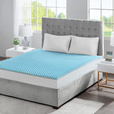 ZNTS All Season Reversible Hypoallergenic 1.5" Cooling Mattress Topper B03595111