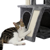 ZNTS Modern Small Cat Tree Cat Tower With Double Condos Spacious Perch Sisal Scratching Posts,Climbing 72633597