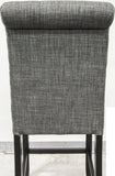 ZNTS Charcoal Fabric Set of 2pc Counter Height Dining Chairs Contemporary Plush Cushion High Chairs B011P160052