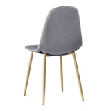 ZNTS 4pcs Modern Style Simple Dining Chair Gray 62696504