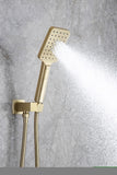 ZNTS Shower Faucet Set Anti-scald Shower Fixtures with Rough-in Pressure Balanced Valve and Embedded Box, D98103LSJ