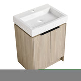 ZNTS 24 Inch Bathroom Vanity With Ceramic Basin W99967640