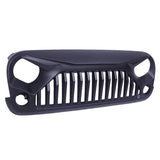 ZNTS ABS Plastic Car Front Bumper Grille for 2007-2018 Jeep Wrangler JK ABS Plastic Coating with Rivet 03112395