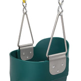 ZNTS Swing Set Stuff Highback Full Bucket Swing Green 00587341