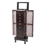 ZNTS Standing Armoire Cabinet Makeup Mirror and Top Divided Storage Organizer, Large Standing 32145954