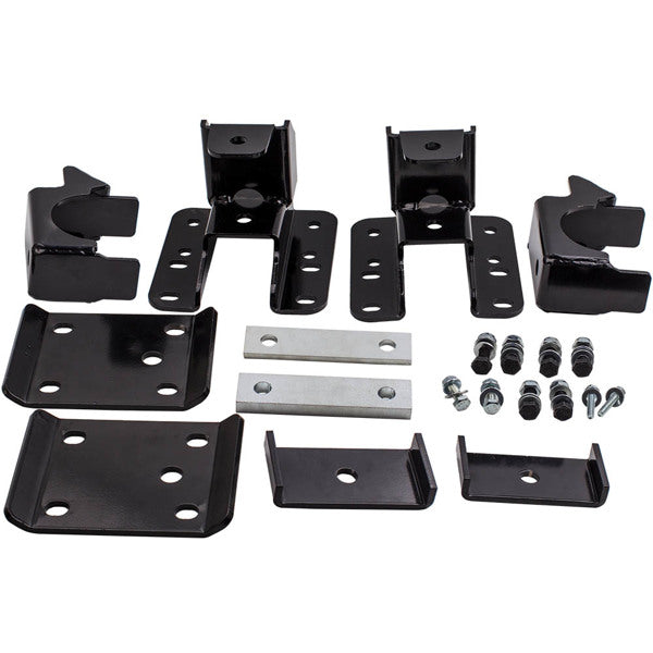 ZNTS Flip Kit 5" - 6" Drop Rear Axle Lowering for Chevy Silverado 1500 & for GMC Sierra 2007-2018 33769589