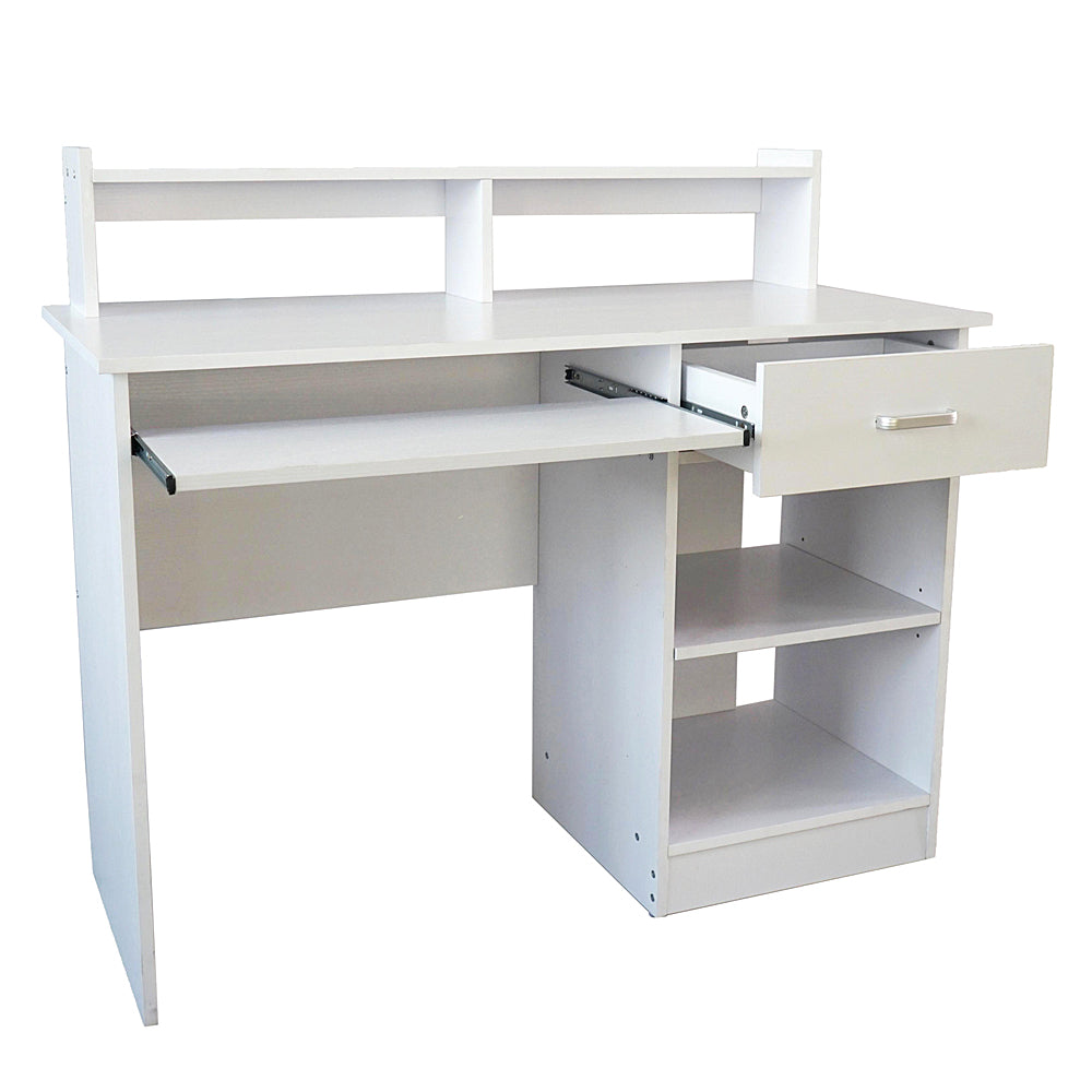 ZNTS General Style Modern E1 15MM Chipboard Computer Desk White 03867551