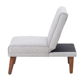 ZNTS Comfy Mini Couches, Small Recliner Futon Chair with Adjustable Backrest, Armless Living Room Couch W2121134935