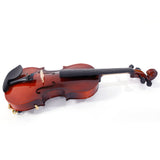 ZNTS GV100 3/4 Acoustic Violin Case Bow Rosin Strings Tuner Shoulder Rest 68029485