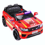 ZNTS 12V Kid Ride on Police Car with Parental Remote Control, Battery Powered Electric Truck with Siren, W2181137385