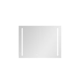 ZNTS 40in. W x 30 in. H LED Large Rectangular Aluminum Alloy Surface Mount Medicine Cabinet with Mirror W92863232