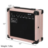 ZNTS 20W GB-20 Electric Bass Guitar Amplifier Natural Color 47832972