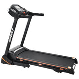 ZNTS Folding Electric 3.5HP Treadmill With Incline Medium Running Machine Motorised LCD Gym 330lbs W54031811