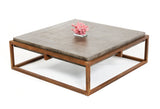 ZNTS Modrest Shepard Concrete Coffee Table B04961830