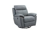 ZNTS Electric Power Swivel Glider Rocker Recliner Chair with USB Charge Port - Green B082P145836