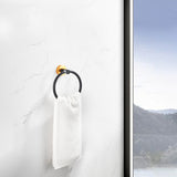 ZNTS Bathroom Hardware Set, Thicken Space Aluminum 3 PCS Towel bar Set- Black Gold 16-27 Inches 55156034