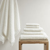 ZNTS Cotton Dobby Slub 6 Piece Towel Set B03596684