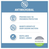 ZNTS 100% Cotton 8 Piece Antimicrobial Towel Set B03599357