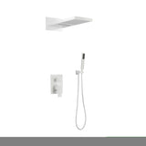 ZNTS Shower System,Waterfall Rainfall Shower Head with Handheld, Shower Faucet Set for Bathroom Wall W92869302