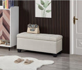 ZNTS Upholstered storage rectangular bench for Entryway Bench,Bedroom end of Bed bench foot of the W2082130346
