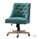 ZNTS Syros Modern Office Chair with Tufted Back OFM0021-TEAL