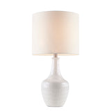 ZNTS Celine Textured Ceramic Table Lamp B03595703