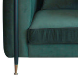ZNTS Divani Casa Oswego Modern Dark Green Jade Accent Chair B04961511