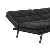 ZNTS Convertible Memory Foam Futon Couch Bed, Modern Folding Sleeper Sofa-SF267PUBK W125352366