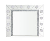 ZNTS ACME Noralie ACCENT MIRROR Mirrored & Faux Diamonds AC00762