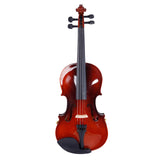 ZNTS GV100 1/8 Acoustic Solid Wood Violin Case Bow Rosin Strings Shoulder 27113115
