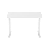 ZNTS Glass tabletop standing desk
White W141164002