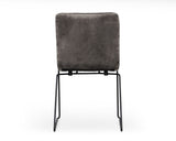 ZNTS Modrest Yannis Modern Dark Grey Fabric Dining Chair B04961393