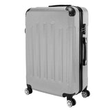 ZNTS 3-in-1 Portable ABS Trolley Case 20" / 24" / 28" Gray 00470368