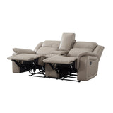 ZNTS 72'' Manual Reclining Loveseat W223132828