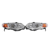 ZNTS 2pcs Front Left Right Headlights for Honda Civic 2006-2011 2-Door Coupe Models 91428119