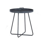 ZNTS Jax Round Coffee Table - Grey 131044