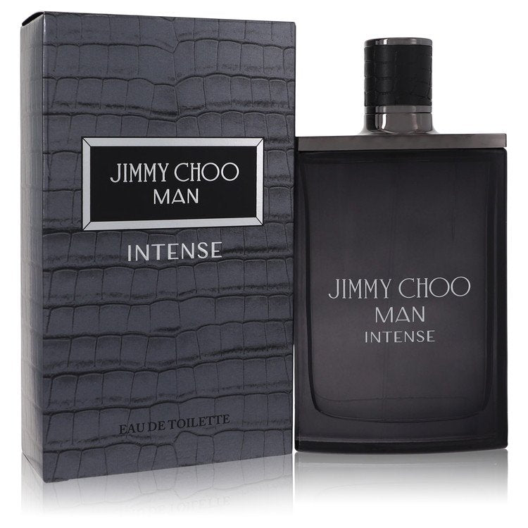 Jimmy Choo Man Intense by Jimmy Choo Eau De Toilette Spray 3.3 oz for Men FX-534350