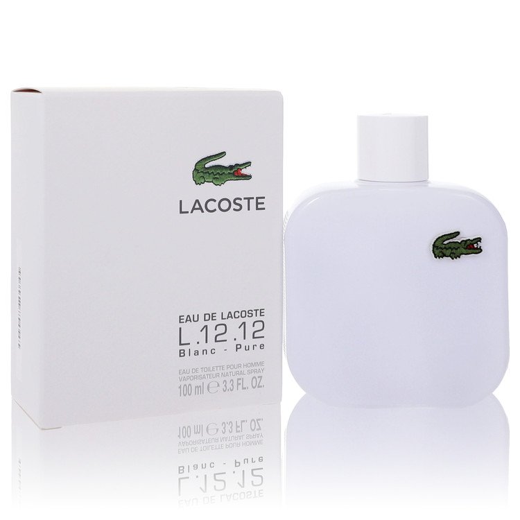 Lacoste Eau De Lacoste L.12.12 Blanc by Lacoste Eau De Toilette Spray 3.3 oz for Men FX-482609