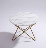ZNTS Manon Marble Coffee/Side Table WJC18507-WHITESTD