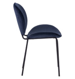 ZNTS Ormer Dining Chair - Navy Velvet 241242