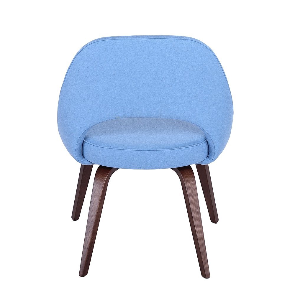 ZNTS Sienna Executive Side Chair - Light Blue Fabric & Walnut Legs 9209BA-WLTASH-YJS93-LIGHTBLUE
