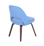 ZNTS Sienna Executive Side Chair - Light Blue Fabric & Walnut Legs 9209BA-WLTASH-YJS93-LIGHTBLUE