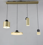 ZNTS Synnove Pendant Lamp - Rectangular Canopy - Circular+Cube+Cylinder+Round MD8166-4C