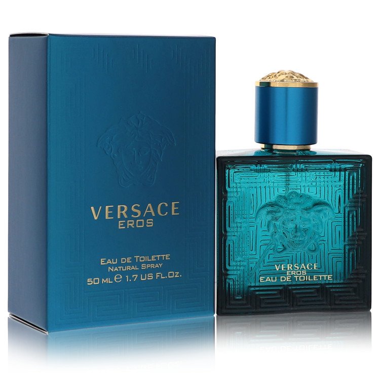 Versace Eros by Versace Eau De Toilette Spray 1.7 oz for Men FX-501446