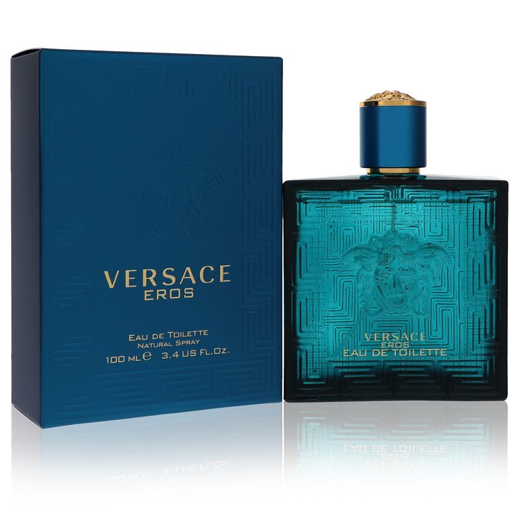 Versace Eros by Versace Eau De Toilette Spray 3.4 oz for Men FX-498150